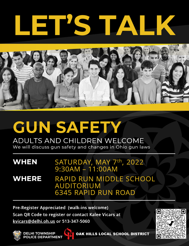 Gun safety flyer